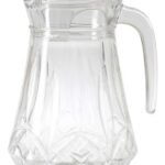 Anubhav Janni Duck Water Crystal Jug 1.5ltr Premium Pitcher for Home Kitchen Dining Ideal Hot Cold Beverages Glass with Lid Transparent Clear Sturdy jug iced Tea Juice Cocktail Mocktail