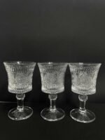 Anubhav Janni Crystal Brandy Shot Glass 55 Ml Goblet Drinking Set Embossed Pattern Stem Base Romantic Vintage Glassware Charming Cocktail Glasses Mixed Drink Bars Restaurants (Pack Of 6 Pcs) - Image 6