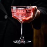 Anubhav Janni Wine Glass Soga 320ml Crystal Cocktail Coupe Glasses Vintage Fluted Design Champagne Saucers with Diamond Pattern (Pack Of 4 Pcs) - Image 6
