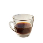 Anubhav Janni Tea Cup 190 Ml Square Glass Coffee Mug Cups Transparent Set for Green Lemon Milk Hot Cold Drinks Crystal Clear Toughened with Handle Cappuccino Latte hot and (Pack Of 6 Pcs)