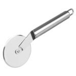 Anubhav Janni Steel Pizza Cutter Stainless Wheel  Multipurpose Kitchen Tool for Pizza Sandwiches Pastries Cakes Rolling Home Restaurant Use Durable Blade with Easy Grip Handle (Pack Of 1 Pcs)