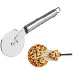 Anubhav Janni Steel Pizza Cutter Stainless Wheel  Multipurpose Kitchen Tool for Pizza Sandwiches Pastries Cakes Rolling Home Restaurant Use Durable Blade with Easy Grip Handle (Pack Of 1 Pcs) - Image 4