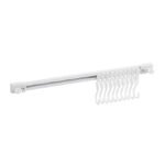Anubhav Janni Kitchen Cabinet Wall Sliding Hook Rail Hanging Mounted Hanger Multifunctional Key 10 Hooks  Kitchen Bathroom Cabinet Bedroom Under Utensils Bathroom Organization (Pack Of 1 Pcs)