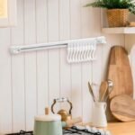 Anubhav Janni Kitchen Cabinet Wall Sliding Hook Rail Hanging Mounted Hanger Multifunctional Key 10 Hooks  Kitchen Bathroom Cabinet Bedroom Under Utensils Bathroom Organization (Pack Of 1 Pcs) - Image 7