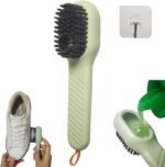 Anubhav Janni Shoes Cleaning Brush Multifunctional Liquid Shoe with Box Laundry Brushes Clothes Refillable Handle Sneakers Household Durable Bristle (Pack Of 1 Pcs)