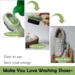 Anubhav Janni Shoes Cleaning Brush Multifunctional Liquid Shoe with Box Laundry Brushes Clothes Refillable Handle Sneakers Household Durable Bristle (Pack Of 1 Pcs) - Image 4