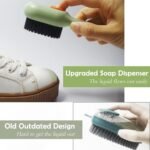 Anubhav Janni Shoes Cleaning Brush Multifunctional Liquid Shoe with Box Laundry Brushes Clothes Refillable Handle Sneakers Household Durable Bristle (Pack Of 1 Pcs) - Image 5