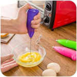 Anubhav Janni Coffee Beater Milk Frother Mini Hand Blender For Home Milk Foamer Mixer Battery Operated Maker Machine Handheld Coffee Egg Beater Blender Wand Frother (Pack Of 1 Pcs) - Image 5