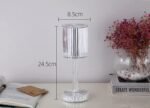 Anubhav Janni Creative Crystal Touch Night Light USB Charging LED Rose Atmosphere Light Romantic Columnar Diamond Table Lamp Home Candlelight Dinner Decor ( pack of 1 ) - Image 9