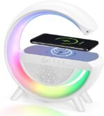 Anubhav Janni G Speaker Lamp Control 3 in 1 Multi-Function Bluetooth with Wireless Fast Charging RGB Light and Sunrise Alarm Clock for Bedroom ( pack of 1 )