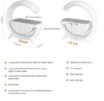 Anubhav Janni G Speaker Lamp Control 3 in 1 Multi-Function Bluetooth with Wireless Fast Charging RGB Light and Sunrise Alarm Clock for Bedroom ( pack of 1 ) - Image 7