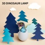 Anubhav Janni 3D Dinosaur Night Light for Kids 16 Colors Changing Lamp with Remote and Touch Control Dimmable USB Rechargeable Bedroom Decor Aesthetic Bedside Boys Girls ( pack of 1 ) - Image 3
