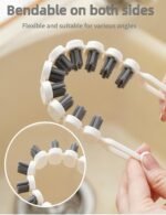 Anubhav Janni New Flexible Gap Cleaning Brush Bendable Crevice for Bathroom Kitchen Faucets Corners Taps Multi Purpose Slim Tool Window Tracks Door Gaps Dust Dirt Remover (Pack Of 1 Pcs) - Image 3