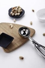 Anubhav Janni Ice Cream Scoop Serving Scooper with Trigger Release Diameter Release Stainless Steel Round for Cream Rice Desserts Food (Pack Of 1 Pcs) - Image 7