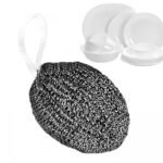 Anubhav Janni Steel Wool Scrubber Sponge Stainless Kitchen Cleaning Metal Dish Brush For Pots Non Stick Pot Wire Ball Heavy Duty Pans Skillet Non Stick (Pack Of 1 Pcs)
