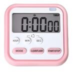 Anubhav Janni Digital Timer Clock Magnetic Multi Function Loud Alarm Retractable Stand Time Management Office Compact Table Watch Pomodoro Timer Sports Small (Pack Of 1 Pcs)