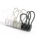 Anubhav Janni Reusable Silicone Magnetic Cable Ties Clips for Bundling and Organizing Headphone Cables USB Hanging Holding Stitching Fabric Twist ( pack of 1 ) - Image 8