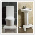 Anubhav Janni Toilet Stool For Western Adjustable Non Slip Squat Stool Folding Plastic Squatt Potty in White Portable Bathroom Squatting Aid  (Pack Of 1 Pcs) - Image 4