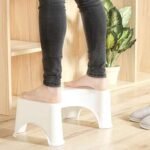 Anubhav Janni Toilet Stool For Western Adjustable Non Slip Squat Stool Folding Plastic Squatt Potty in White Portable Bathroom Squatting Aid  (Pack Of 1 Pcs) - Image 5