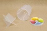 Anubhav Janni 4 Sections Flower Container Food Storage Cereal Kitchen Box Space Saving Durable Plastic Grocery with Lid Box Jar Air Tight Food Grain Dispenser for Jar (Pack Of 1 Pcs) - Image 3
