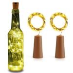Anubhav Janni Wine Bottle Cork Lights 20 LEDs Copper Wire String  Battery Operated Fairy for Bottle DIY Home Party Wedding Diwali Decoration ( pack of 1 )