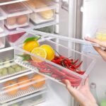 Anubhav Janni Fish Vegetable Storage Container Ridge Containers Fridge Organiser Boxes Vegetables Fresher Organizer With Plate Keeps Vegetables Leak Proof Freezer For Fish Fruits (Pack Of 2 Pcs) - Image 2