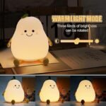 Anubhav Janni Pear Rechargeable Silicone Night Lamp - Soft Glow Pear Lamp Kids Night Light Nursery Decor Birthday Gift Silicone LED Light ( pack of 1 ) - Image 7