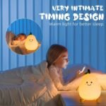 Anubhav Janni Pear Rechargeable Silicone Night Lamp - Soft Glow Pear Lamp Kids Night Light Nursery Decor Birthday Gift Silicone LED Light ( pack of 1 ) - Image 9