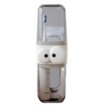 Anubhav Janni Cute Cartoon Transparent Toothbrush Holder With Storage Container Dust Proof Cover Camping Picnic Trip Case Travelling Bathroom (Pack Of 1 Pcs)