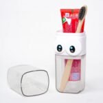 Anubhav Janni Cute Cartoon Transparent Toothbrush Holder With Storage Container Dust Proof Cover Camping Picnic Trip Case Travelling Bathroom (Pack Of 1 Pcs) - Image 7