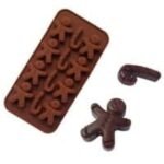 Anubhav Janni 12 Cavity Christmas Design Shape Chocolate Mold Silicone Mould Non Stick Candy With Holiday Designs Reusable Ice Cream Jelly Valentines Day Birthday (Pack Of 1 Pcs) - Image 3