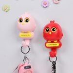 Anubhav Janni Owl Shape Wall Key Holder Decorative Wooden Rack with Hooks Stylish Wall-Mounted Organizer for Entryway Hallway Office Hook Sticker Hanging ( pack of 1 ) - Image 3