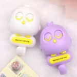 Anubhav Janni Owl Shape Wall Key Holder Decorative Wooden Rack with Hooks Stylish Wall-Mounted Organizer for Entryway Hallway Office Hook Sticker Hanging ( pack of 1 ) - Image 7