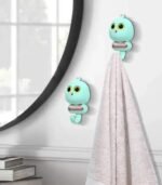 Anubhav Janni Owl Shape Wall Key Holder Decorative Wooden Rack with Hooks Stylish Wall-Mounted Organizer for Entryway Hallway Office Hook Sticker Hanging ( pack of 1 ) - Image 9