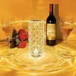 Anubhav Janni LED Crystal Diamond Table Lamp 16 Colors Touch Control USB Rechargeable Night Light with Remote for Bedroom Living Room Party Home Decor ( pack of 1 ) - Image 7