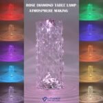 Anubhav Janni LED Crystal Diamond Table Lamp 16 Colors Touch Control USB Rechargeable Night Light with Remote for Bedroom Living Room Party Home Decor ( pack of 1 ) - Image 8