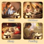 Anubhav Janni Panda Night Light for Babies and Kids Soft Silicone Rechargeable LED Touch Bedside Lamp Cute Animal Sleep Light for Nursery Kids Baby Feeding Comfort Lamp ( pack of 1 ) - Image 7