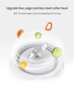 Anubhav Janni Portable Juice Blender Personal Fruit Smoothie Baby Food Mixing Machine with Updated Superb Rechargeable Mini Electric Bottle Grinder Mixer Juices Shakes (Pack Of 1 Pcs) - Image 4