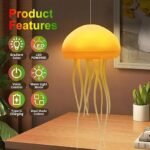 Anubhav Janni Jellyfish LED Night Light Lamp Color Changing Baby Room Decor Lamp ( pack of 1 ) - Image 6