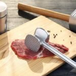 Anubhav Janni Meat Hammer Professional 2 Sided Smashing Press One Side Pyramid Textured And Other Plain Use Chicken Meat (Pack Of 1 Pcs) - Image 5