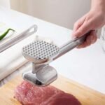 Anubhav Janni Meat Hammer Professional 2 Sided Smashing Press One Side Pyramid Textured And Other Plain Use Chicken Meat (Pack Of 1 Pcs) - Image 7