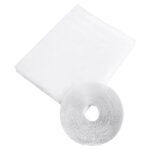 Anubhav Janni Nylon Window Screen Mesh With Tap (150cm*150cm) Fly Net Shield for Windows DIY Size White Home Garden White Stitched With Hook Loop Tape And Polyester Edge Fabric (Pack Of 1 Pcs) - Image 4
