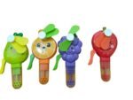 Anubhav Janni Fruit-Shaped Mini Hand Fan with Bubble Blower Kids Summer Toy Beat The Heat These Cute Fans ( pack of 2 ) - Image 2