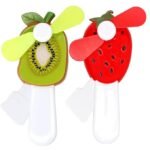 Anubhav Janni Fruit-Shaped Mini Hand Fan with Bubble Blower Kids Summer Toy Beat The Heat These Cute Fans ( pack of 2 ) - Image 5