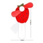 Anubhav Janni Fruit-Shaped Mini Hand Fan with Bubble Blower Kids Summer Toy Beat The Heat These Cute Fans ( pack of 2 ) - Image 6