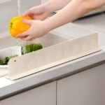 Anubhav Janni Silicone Sink Splash Guard for Kitchen And Bathroom Strong Countertop Plate Bathroom Basin Easy To Clean Cut To Fit Edge Protector (Pack Of 2 Pcs) - Image 2