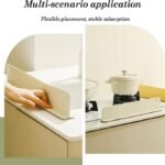 Anubhav Janni Silicone Sink Splash Guard for Kitchen And Bathroom Strong Countertop Plate Bathroom Basin Easy To Clean Cut To Fit Edge Protector (Pack Of 2 Pcs) - Image 8