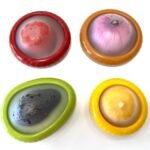Anubhav Janni Silicone Fruit And Vegetable Storage Containers Set Fridge Reusable Anti Oxidation Freshness Saver Boxes Avocado Onion Lemon Tomato Food Keeper Avocados (Pack Of 1 Pcs)