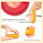 Anubhav Janni Silicone Fruit And Vegetable Storage Containers Set Fridge Reusable Anti Oxidation Freshness Saver Boxes Avocado Onion Lemon Tomato Food Keeper Avocados (Pack Of 1 Pcs) - Image 5