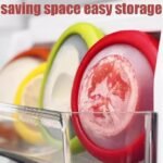 Anubhav Janni Silicone Fruit And Vegetable Storage Containers Set Fridge Reusable Anti Oxidation Freshness Saver Boxes Avocado Onion Lemon Tomato Food Keeper Avocados (Pack Of 1 Pcs) - Image 6